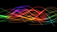 Abstract multicolor rainbows lines