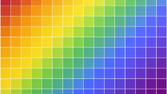 Abstract multicolor rainbows squares