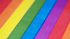 Abstract multicolor rainbows stripes