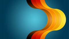 Abstract multicolor rainbows stripes