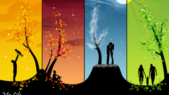 Abstract multicolor seasons best