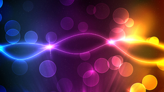 Abstract multicolor shapes digital