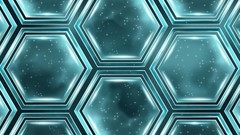 Abstract multicolor shapes pentagon