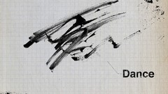 Abstract multicolor text dancing