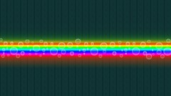 Abstract multicolor wall bubbles