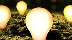 Abstract multiscreen light bulbs