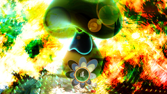 Abstract mushrooms colors