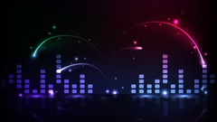 Abstract Music lights multicolor