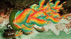 Abstract Music multicolor