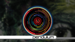 Abstract Music pendulum digital