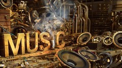 Abstract Music speakers