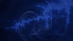 Abstract mysterious blue