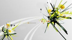 Abstract natural Evolution Flowers