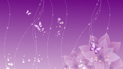 Abstract nature Flowers purple