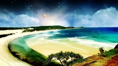 Abstract nature skyscapes