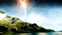 Abstract nature skyscapes