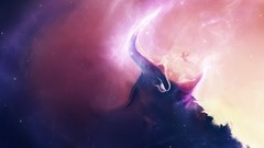 Abstract nebulae outer space artwork