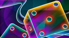Abstract neon art