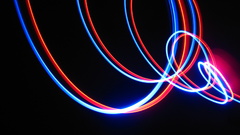 Abstract neon light