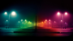 Abstract night multicolor