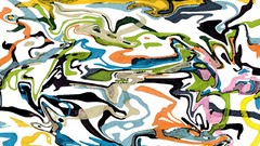 Abstract oasis artwork digital art rrojuan