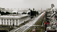 Abstract old Russia cityscapes saint petersburg