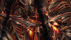 Abstract orange grey