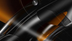 Abstract orange grey