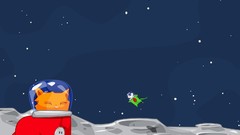 Abstract outer space cats