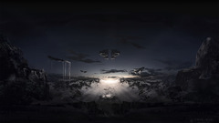 Abstract outer space dark