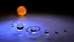 Abstract outer space solar