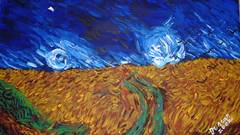 Abstract paintings fields artwork