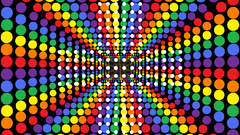 Abstract pattern colorful balls