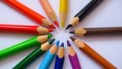 Abstract Pencils colors