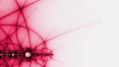 Abstract pink digital art