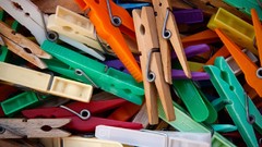 Abstract pins clothespin laundry