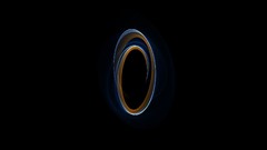 Abstract Portal black minimalistic