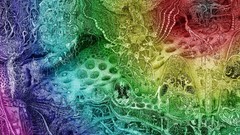 Abstract psychedelic colors