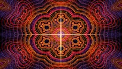 Abstract psychedelic fractal trippy