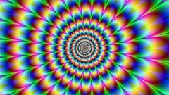 Abstract psychedelic rainbows