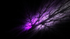 abstract purple black shadow digital art