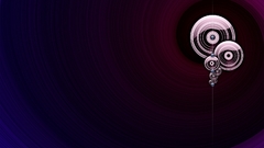 Abstract purple circles