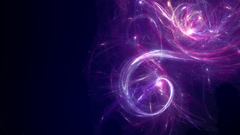 Abstract purple digital art