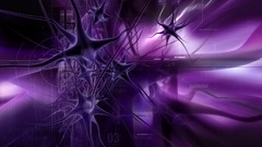 Abstract purple neurons