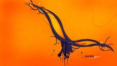 Abstract purple wave