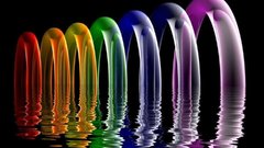 Abstract rainbows