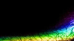 Abstract rainbows swirls colors