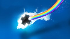 Abstract rainbows video games artistic