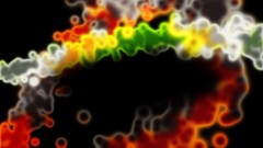 Abstract red digital liquid