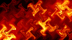 Abstract red fire glass